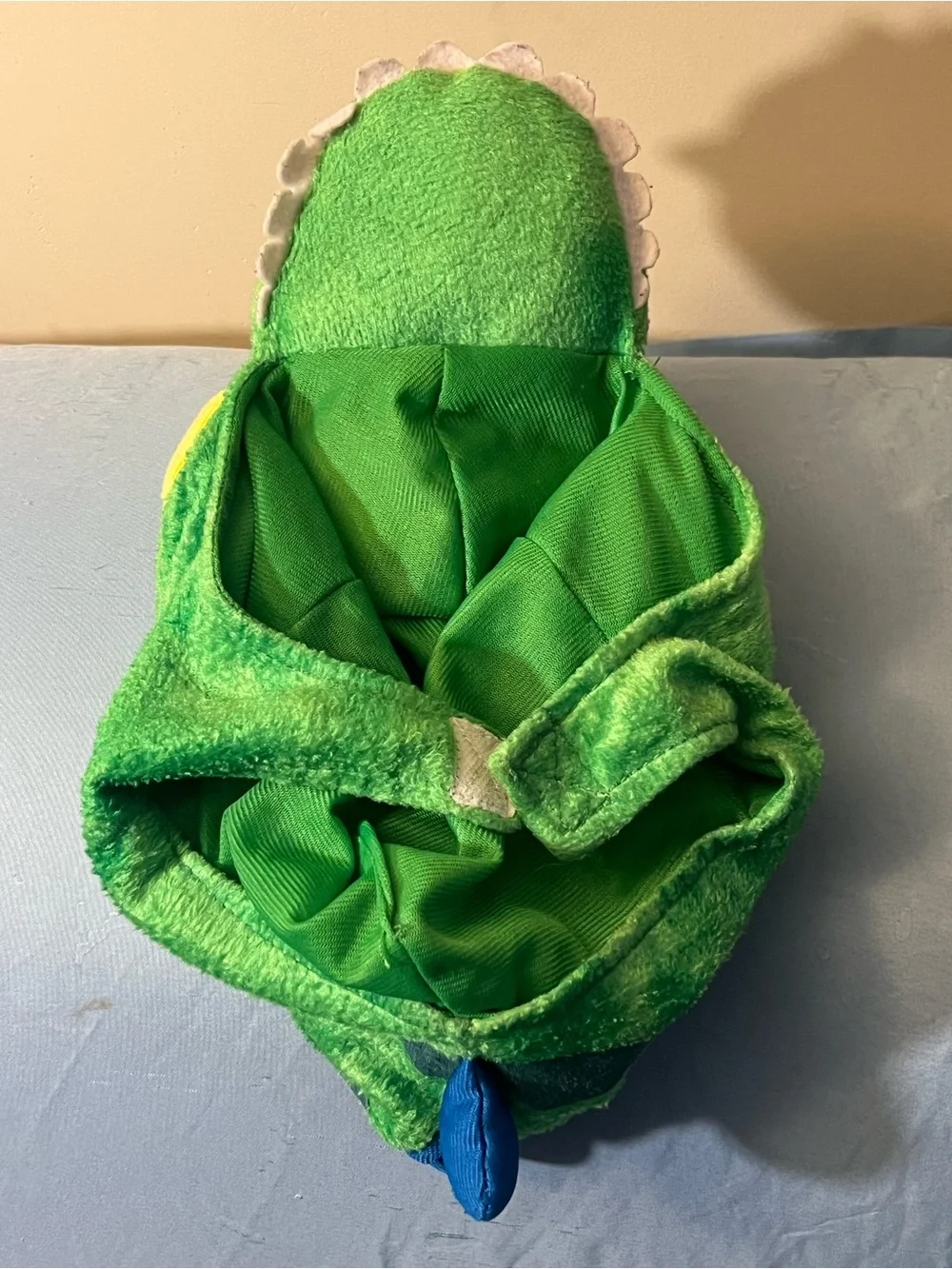 Green Dragon Kids Costume with Yellow Belly